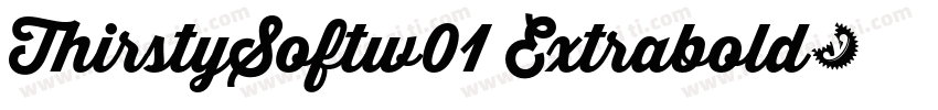 ThirstySoftw01 Extrabold字体转换
